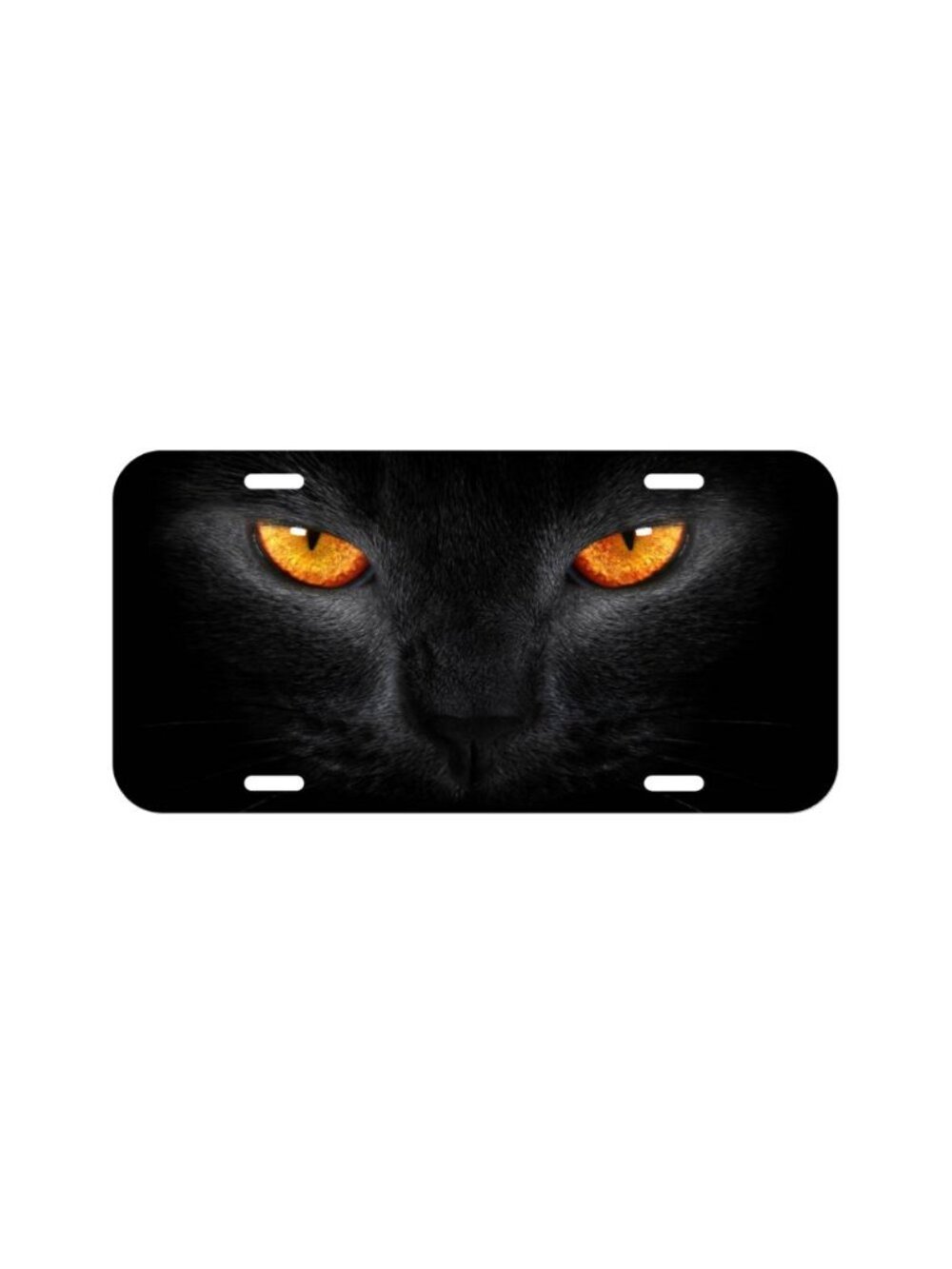 NEW Cat eyes Gato Kitten Aluminum License Plate CAR SUV Truck